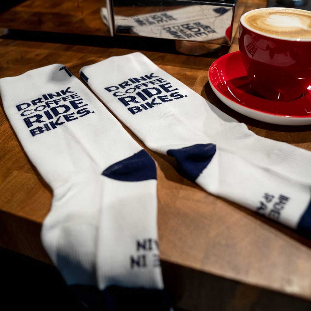 DRINK COFFEE BLUE - CYCLING SOCKS
