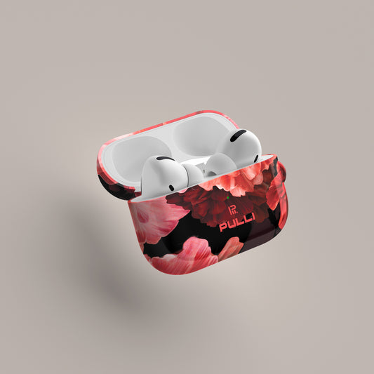 Airpod Case - Crimson Bloom